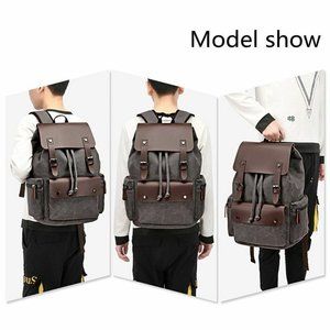 Backpack Denim Canvas Laptop bag Rucksack